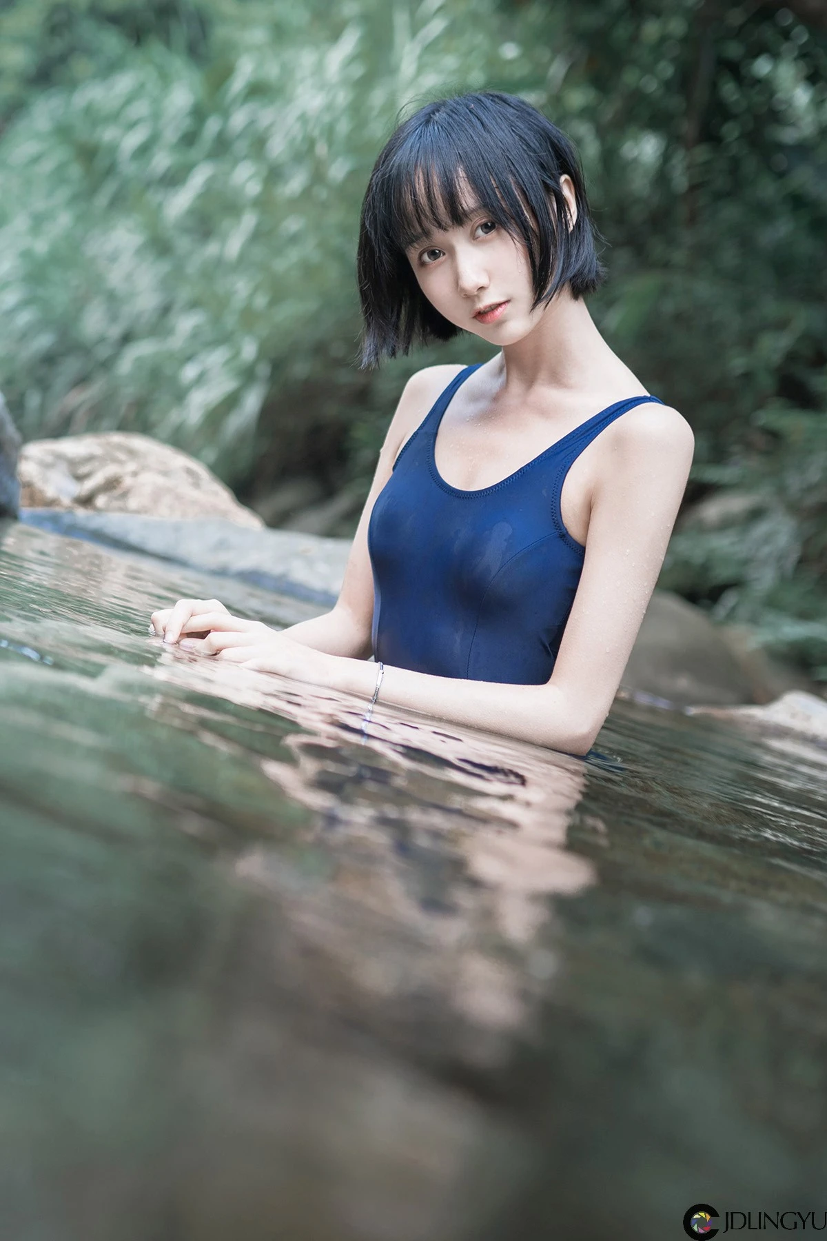 [木绵绵owo]水色溪边制服