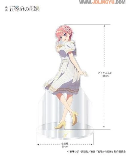 《剧场版 五等分的新娘》推出等身大亚克力立牌定价 18 万日元