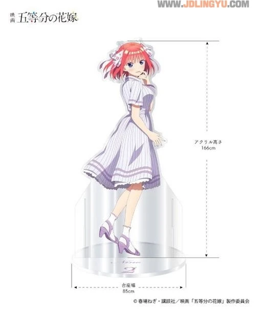 《剧场版 五等分的新娘》推出等身大亚克力立牌定价 18 万日元插图