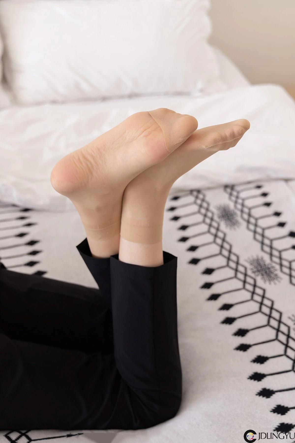 [BoBoSocks袜啵啵] No.085 小甜豆-平底鞋、短灰丝、短肉丝