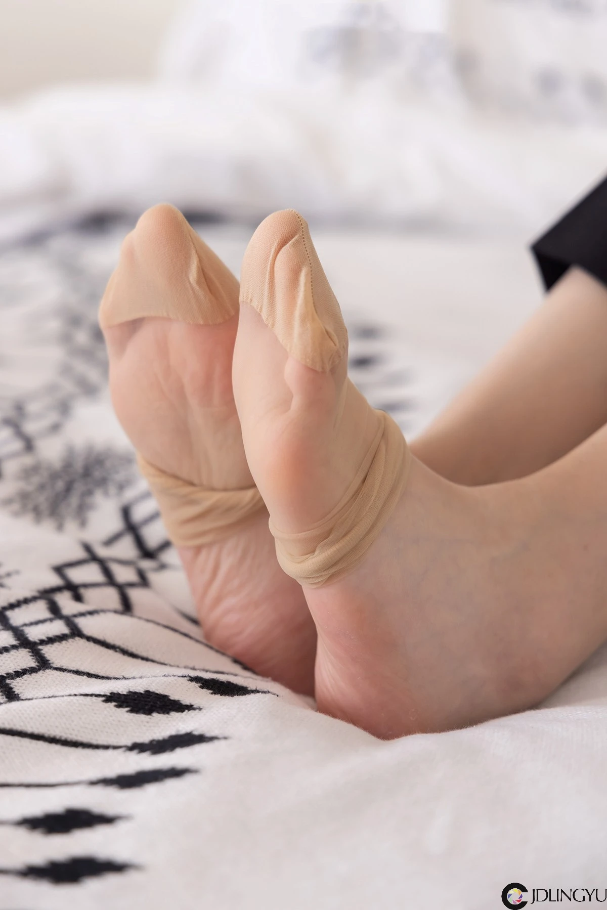 [BoBoSocks袜啵啵] No.085 小甜豆-平底鞋、短灰丝、短肉丝