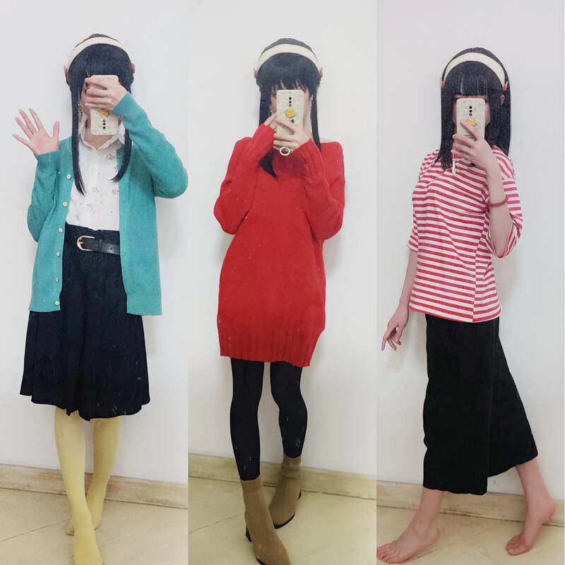 正妹Coser跳起来《间谍过家家x月薪娇妻》眼睛冒爱心老婆跳舞超可爱