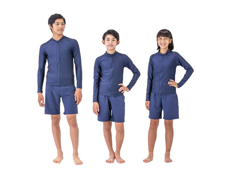 2022日本最新《男女共用泳装》以后那种荷叶连体女童泳装看不到了吗