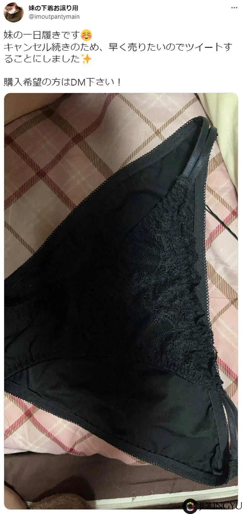 《偷卖妹妹原味内裤的人》专门吸引变态上钩的诈骗手段？买10件竟然还能送１件