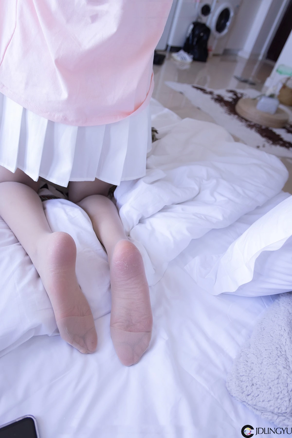 [BoBoSocks袜啵啵] No.100 小甜豆与稚予-板鞋、肉丝、脚对脚互动剧情