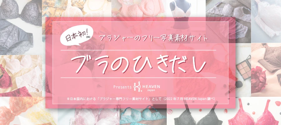 可选颜色！《日本女性内衣免费图库》素材要怎么使用就交给你了！