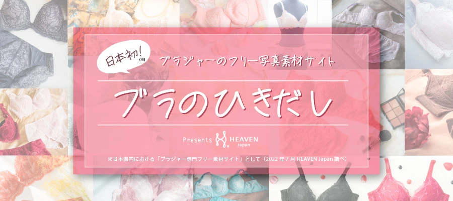 可选颜色!《日本女性内衣免费图库》素材要怎么使用就交给你了!