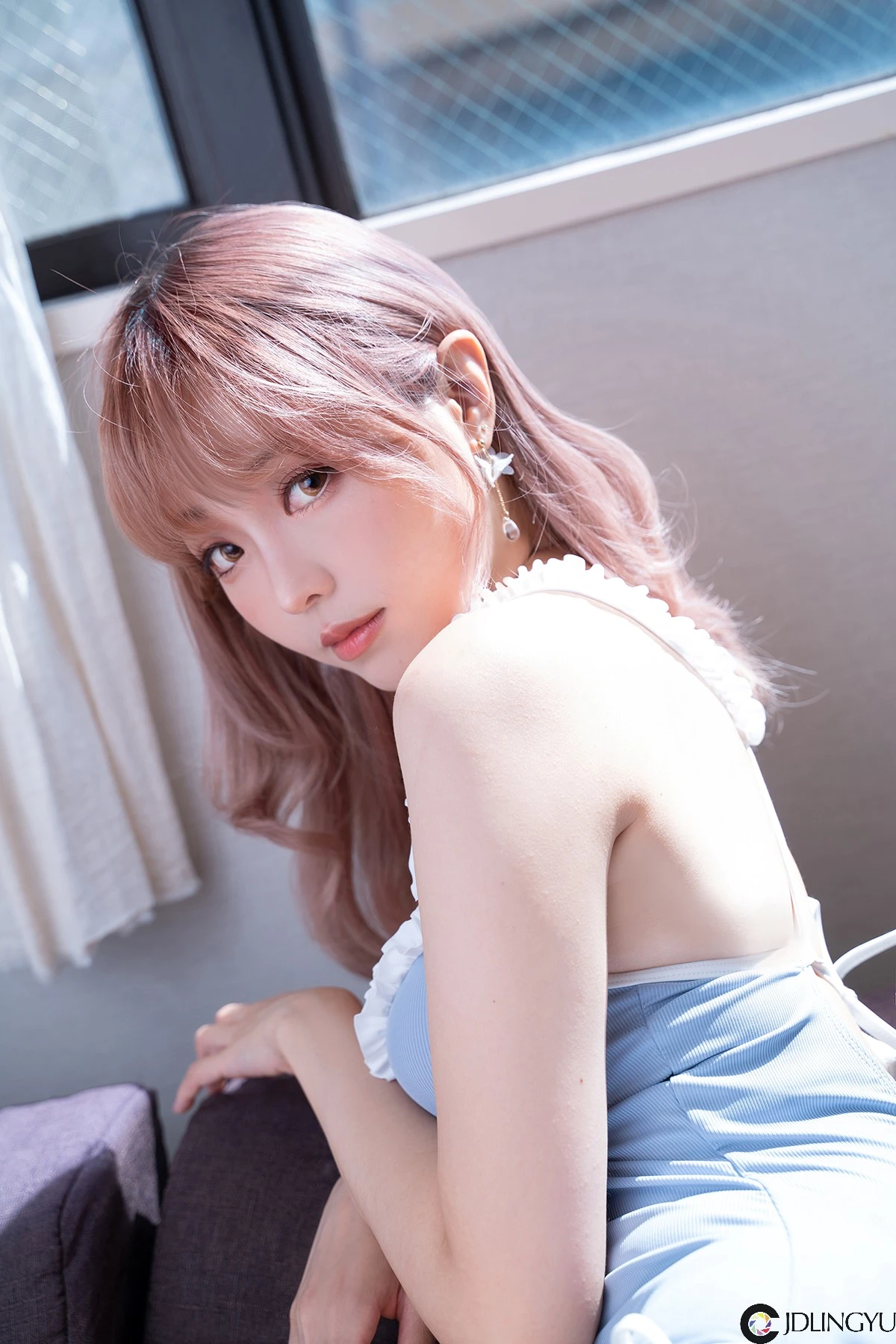 [elyee子] 摺耳貓少女 雾蓝色