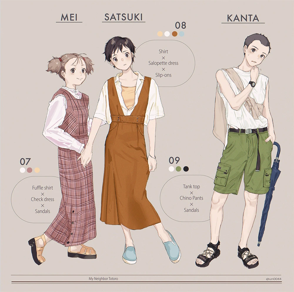 设计感满分《吉卜力角色现代版私服》,白龙好像某一个现代角色?