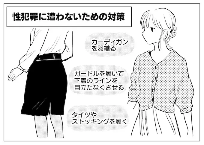 《在电车里不易被痴汉骚扰的站姿》双手交叉可以给人一种不友善的感觉,但不抓吊环没问题吗?