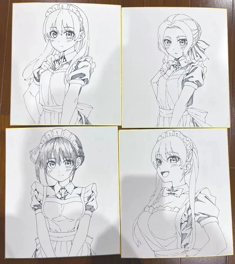 《漫画家实验网拍原画》画书店特典其实拿不到稿费 自己卖签名板回收劳动代价可行吗?