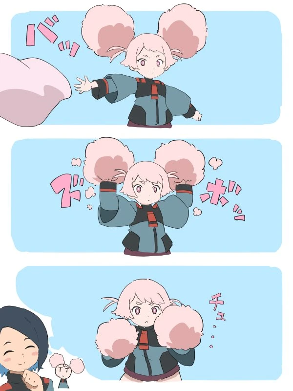 推特热议《高达水星的魔女》雀丘头顶两团不科学！到底是怎么戴头盔的？