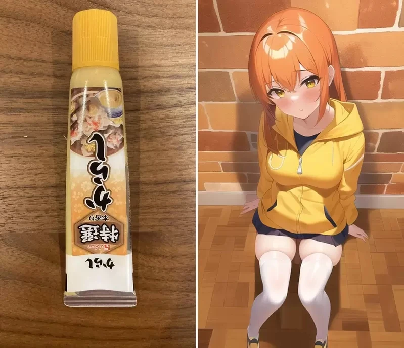 AI绘图《让电脑把调味料拟人化的结果》蜜大腿出现机率超高，感觉电脑抓人类性癖已经越来越会咯