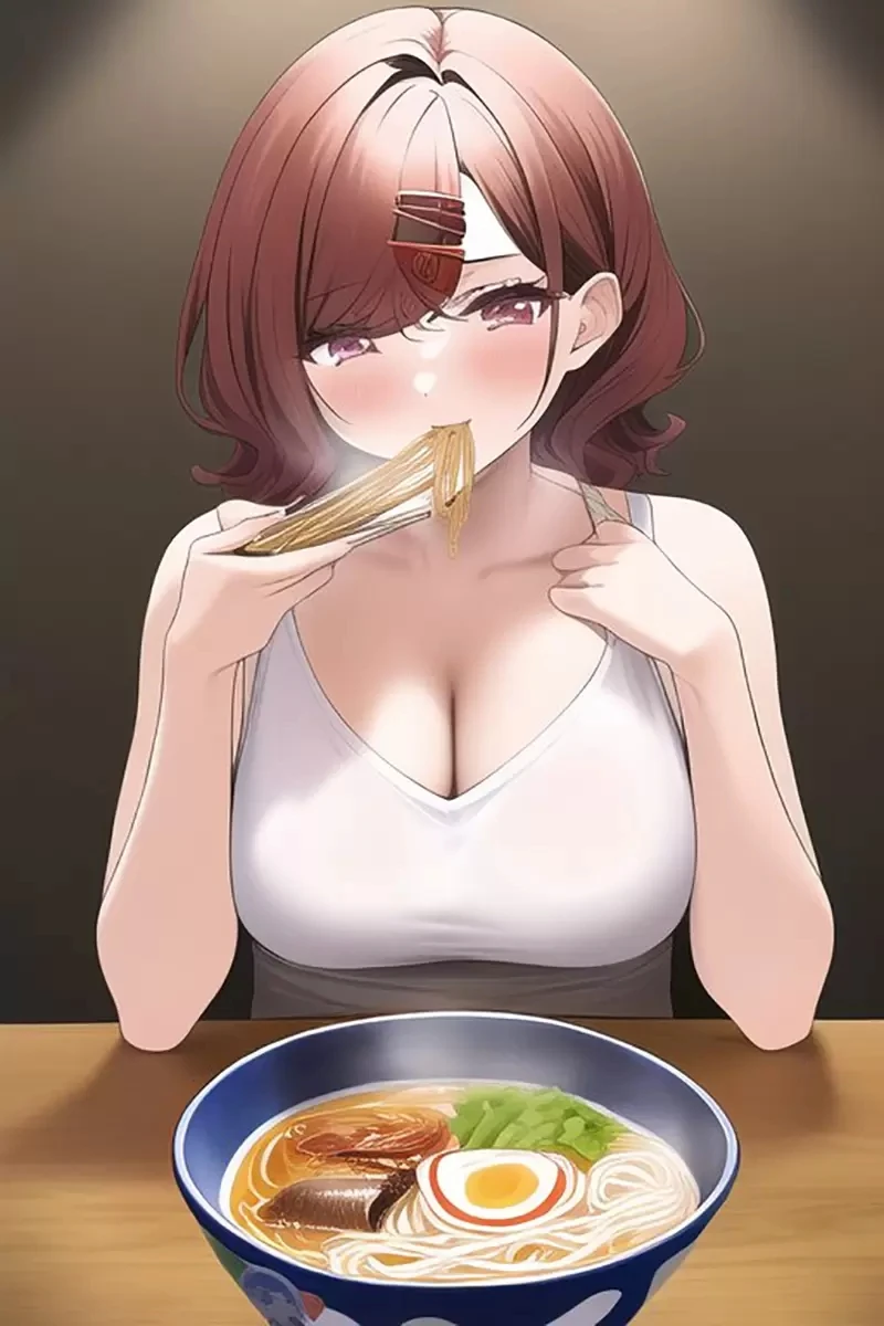 《用手抓拉面吃的偶像》樋口圆香恶搞插画爆红 日本网友发现绘画ＡＩ的弱点……