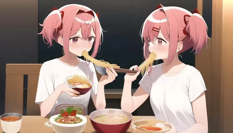 《用手抓拉面吃的偶像》樋口圆香恶搞插画爆红 日本网友发现绘画ＡＩ的弱点……