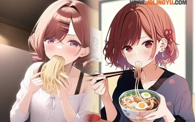 人工智能进化《AI终于会吃拉面了》樋口圆香不再用手抓面吃