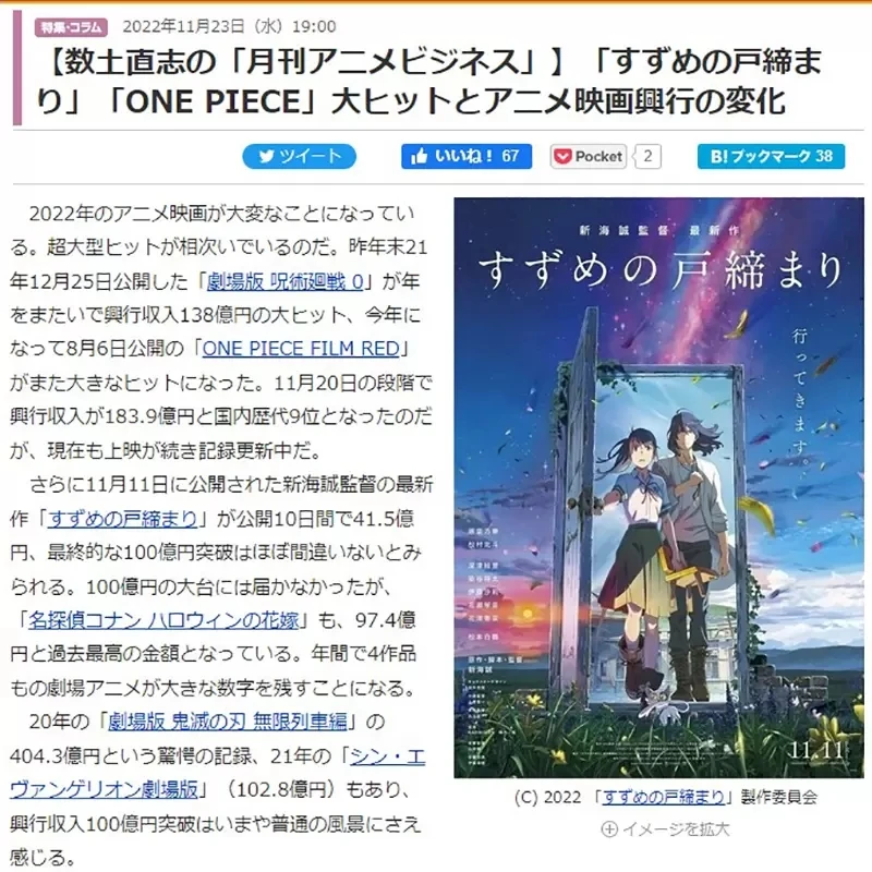 《动画电影越来越红的３大原因》新生代比较不抗拒二次元？曾几何时百亿票房变得这么简单