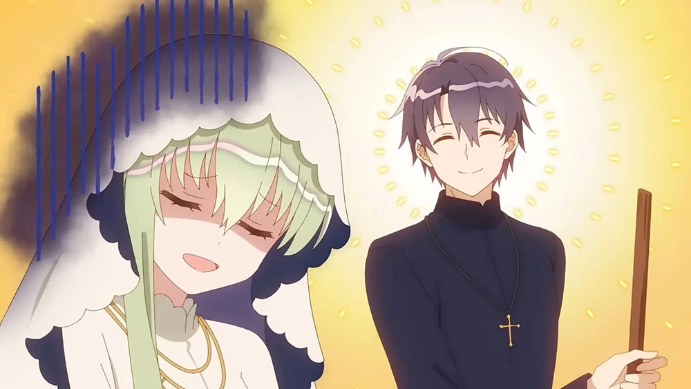 砂糖加好加满~23春番《白圣女与黑牧师》释出主视觉海报与第一弹宣传影片!
