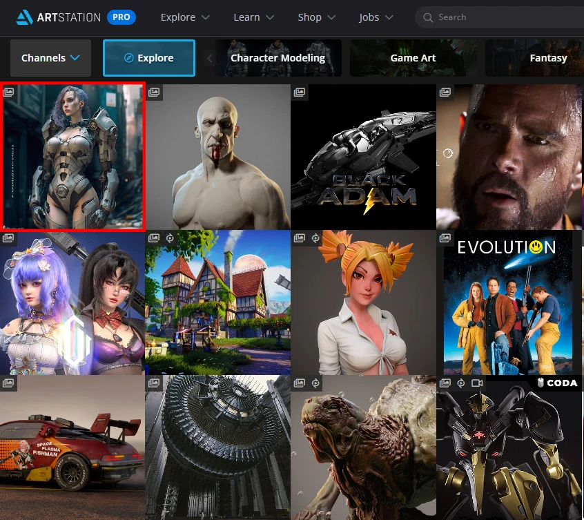 创作平台ArtStation不完全禁止AI创作,上万创作者愤怒抗议