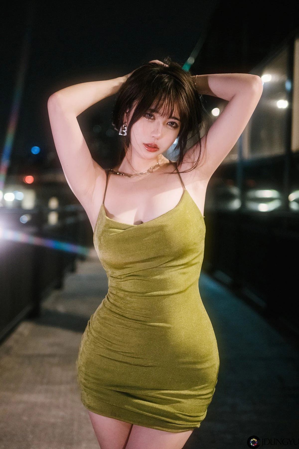 [Tina很妖孽呀] 绿色连衣裙