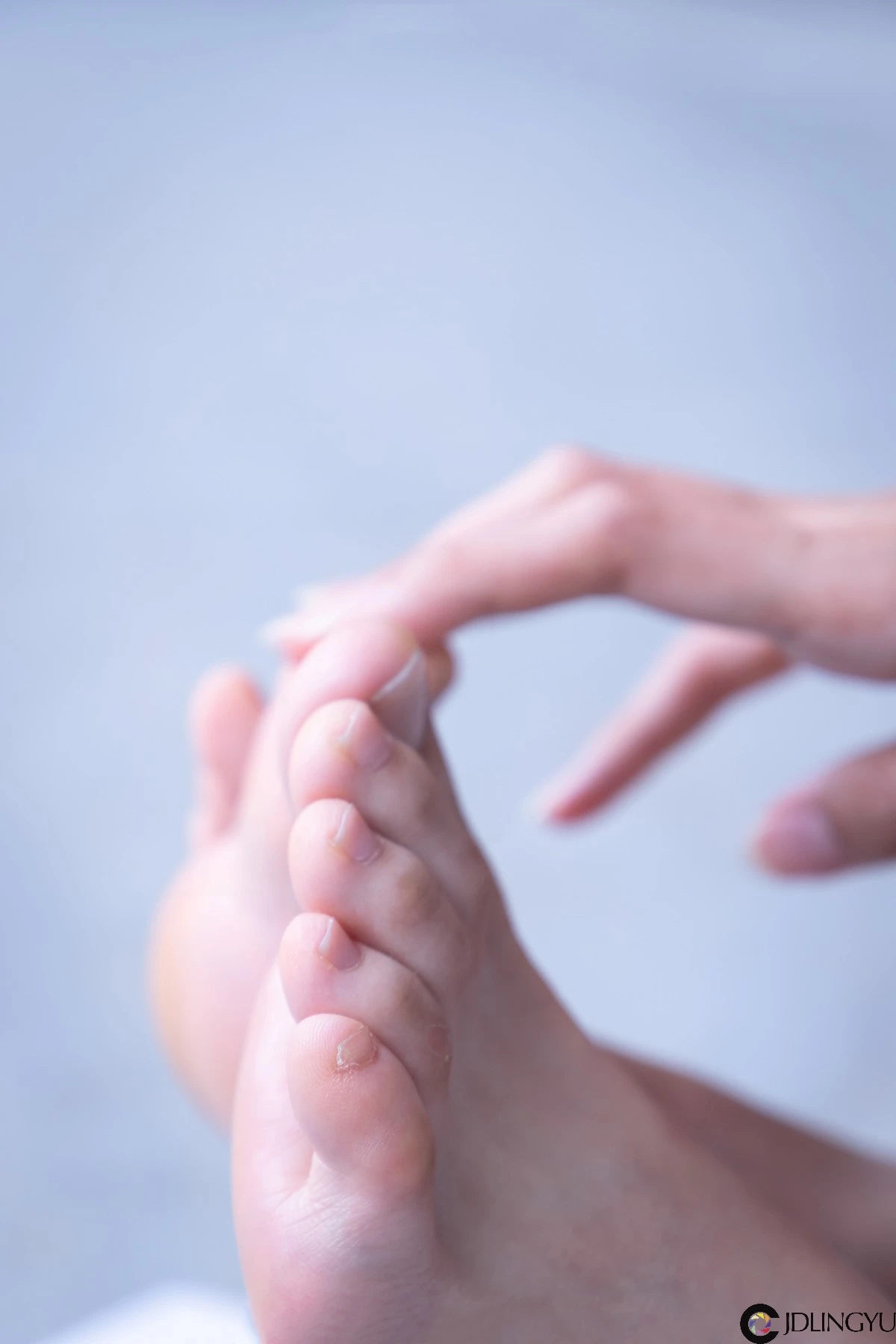 [BoBoSocks袜啵啵] 限定作品002 泡芙- AJ、白色棉质船袜、裸足