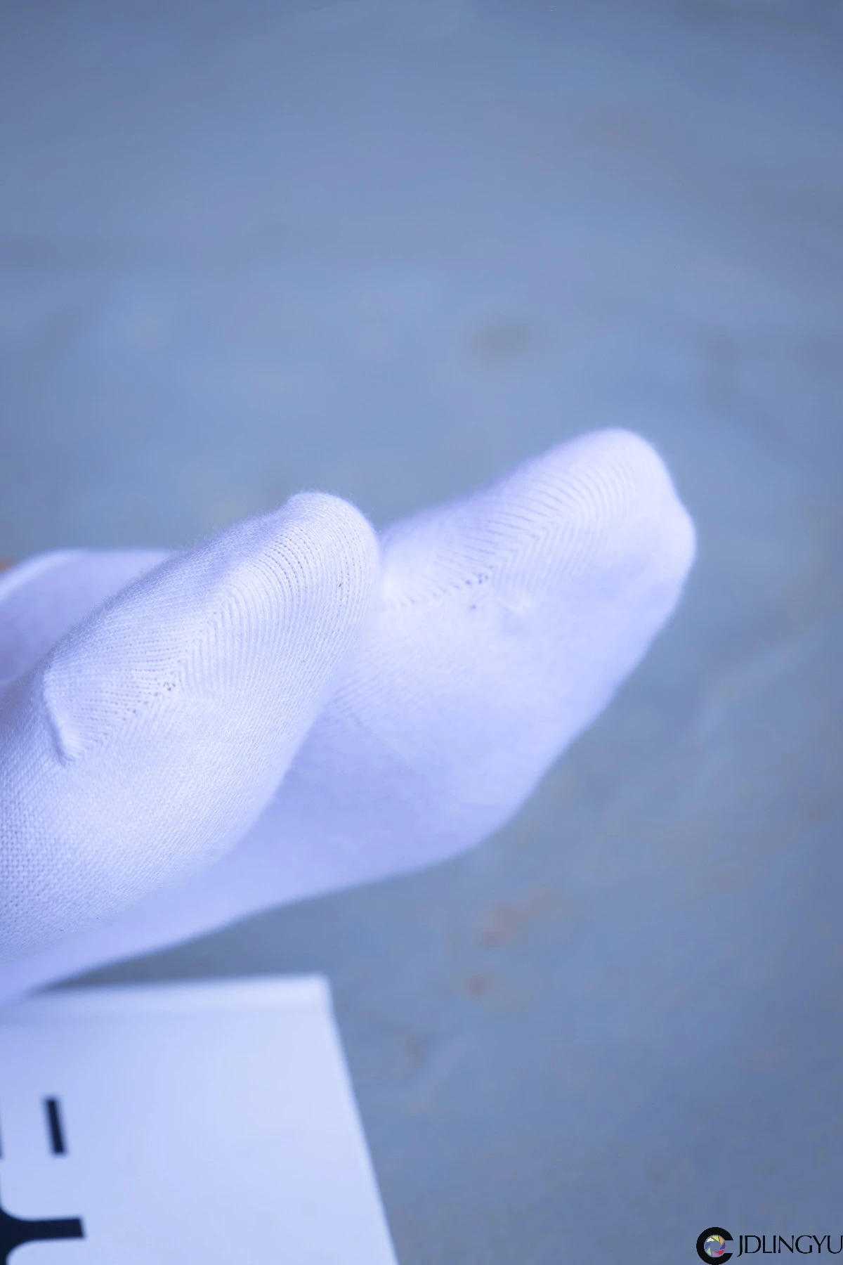 [BoBoSocks袜啵啵] 限定作品002 泡芙- AJ、白色棉质船袜、裸足