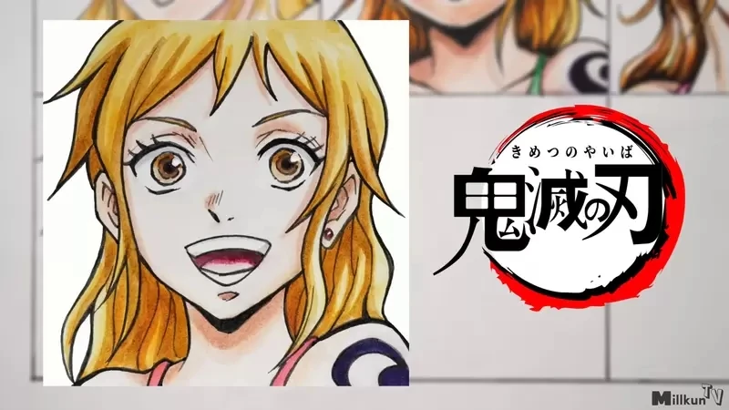 航海王《娜美的12种动漫画风》最后进击的巨人描绘方式也太超恶搞啦