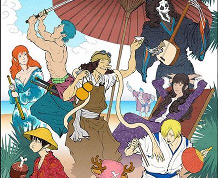 毫无违和感!国外大师创作《浮世绘版动漫世界》人物充满复古味!