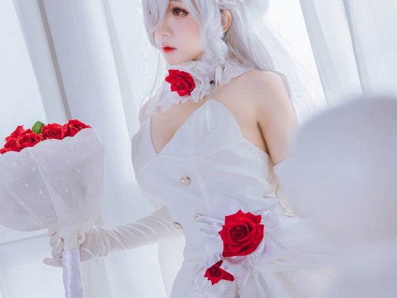 [喵糖映画] VOL.123 日奈娇 花嫁cos