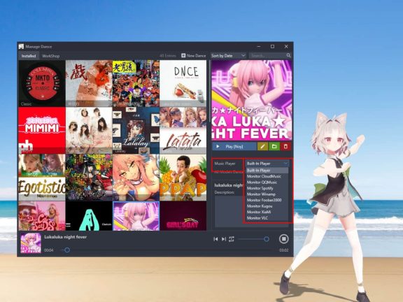Steam🔞桌面软件《桌面萌娘MMD》召唤2B帮你解闷,工作坊已有成人模改作品