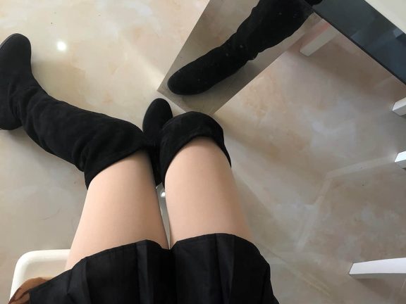 [最爱帆布鞋] 046 黑色蕾丝边