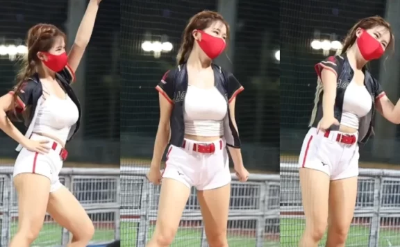 最震小龙女「赖可」魔性弹跳影片疯传 网友:我爱看球赛的原因