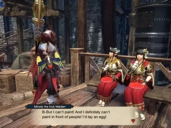 正妹cos《怪物猎人崛起 火芽》兔兔团子想要跟她一人一串一起吃