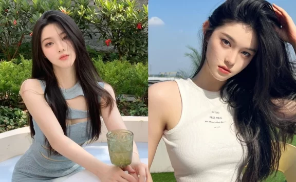 高冷正妹「阿宅」白色紧身装爆辣,优质白嫩美肌太勾人!