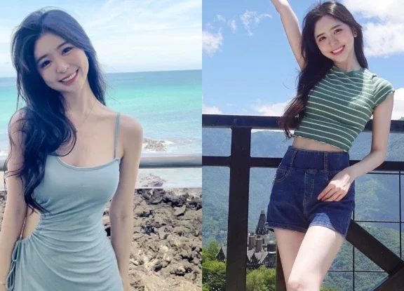 空气正妹「琪琪」随时发射美女光,甜美笑颜狂造粉色恋爱感