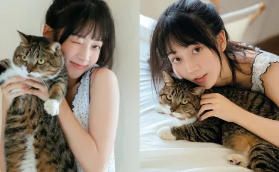 要萌猫还是甜妹?!氧气美少女「可爱周zz」抛世纪难题 网友:全打包带走!