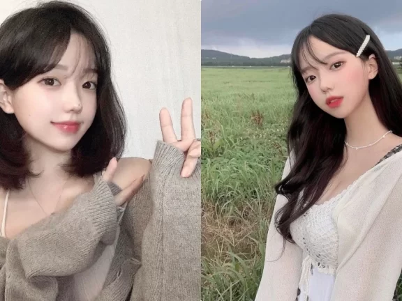 短发、长发都能驾驭的超童颜妹子「김수현」,诱惑曲线发育太好了!