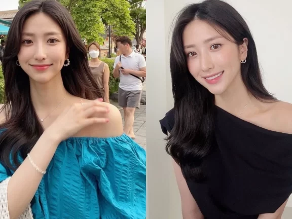 爱露香肩的美女姐姐「김연재」曲线超赞,海边玩水造型太吸睛!